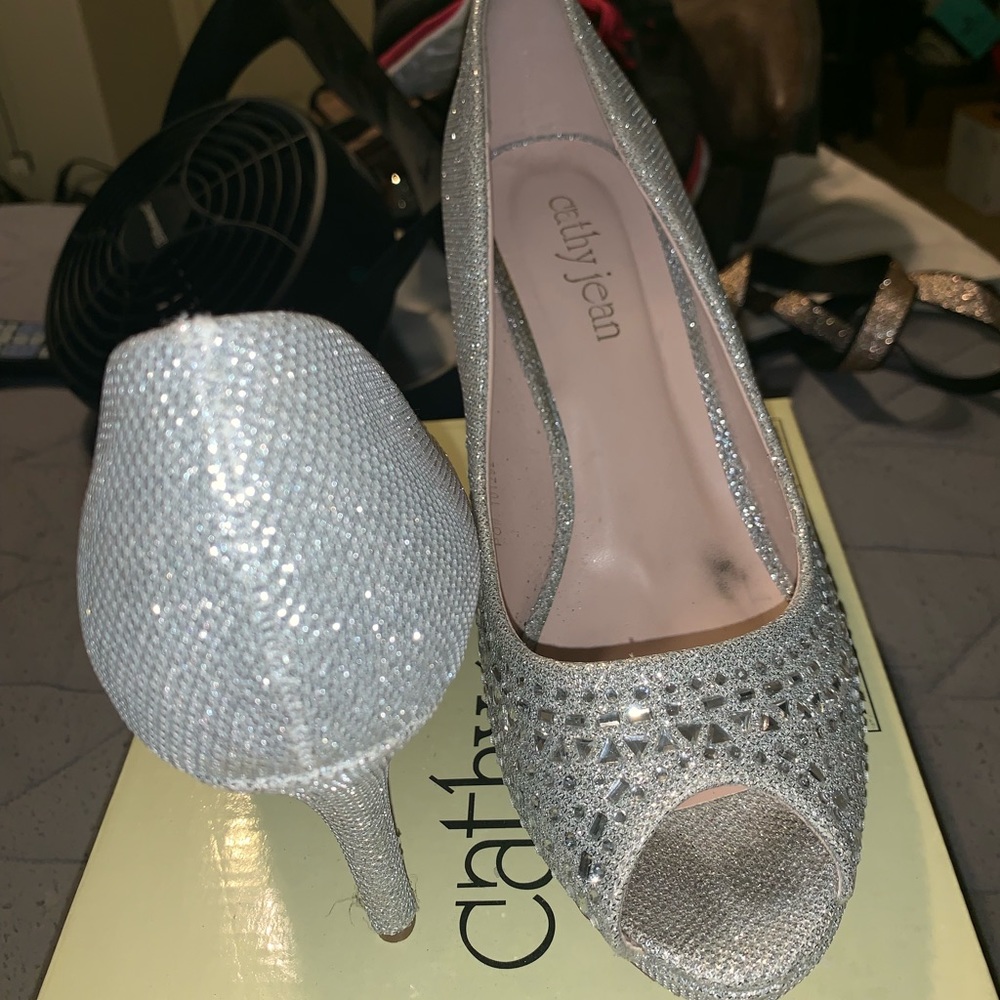 Cathy jean rhinestone heels